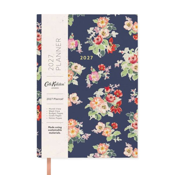 Cath Kidston 2027 A5 Floral Navy Diary