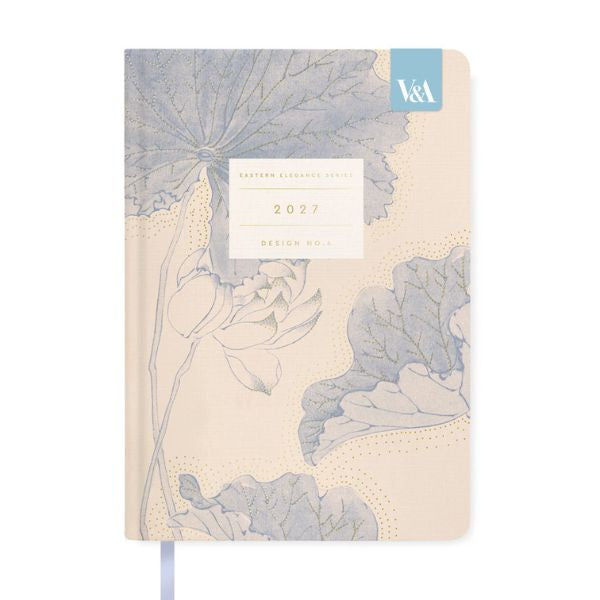 2027 A5 Eastern Elegance Water Lillies Diary