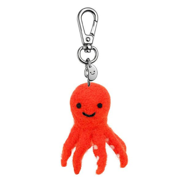 Ollie the Octopus Felt Keychain