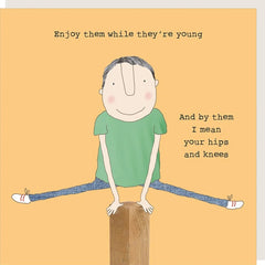 Hips and Knees Birthday Card