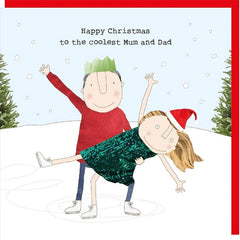 Mum and Dad Coolest Christmas Card