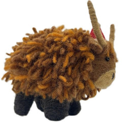 Christmas Highland Cow Decoration