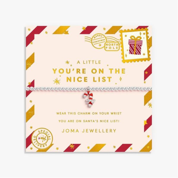 Kids Christmas You're on the Nice List Bracelet