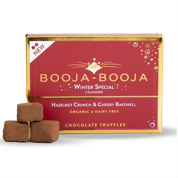 Booja Booja Hazelnut and Cherry Bakewell Truffles
