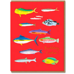 Go Fish Birthday Card