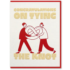 Tie The Knot Wedding Card