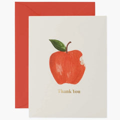 Bitten Apple Thank You Card