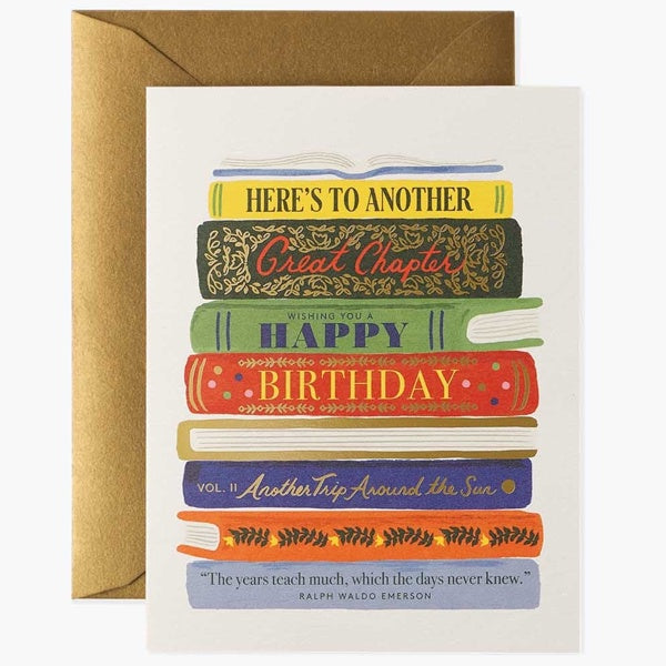 Here's To Another Great Chapter Birthday Card