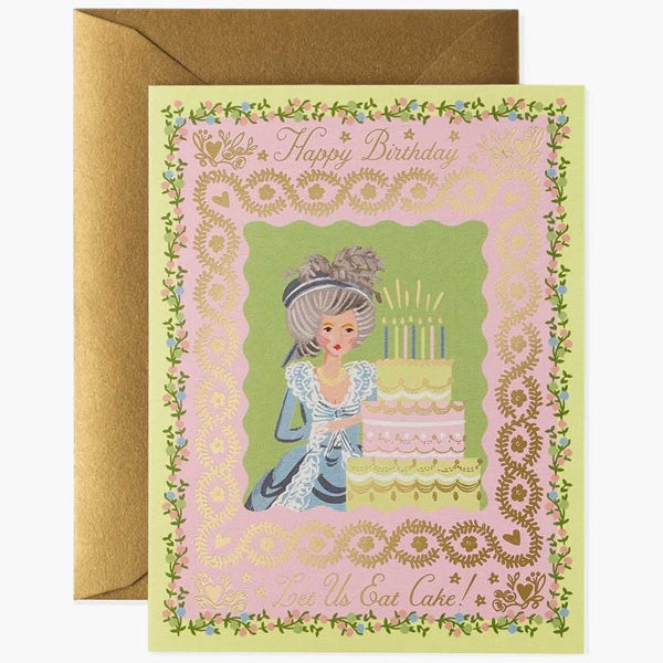 Let Us Eat Cake Birthday Card