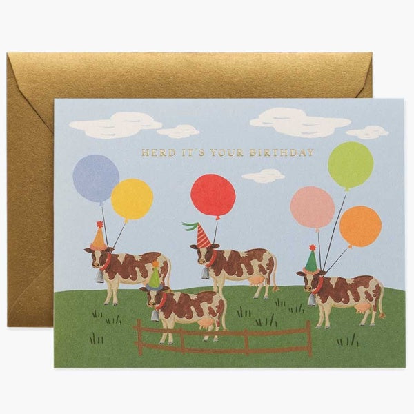 Herd It's Your Birthday Card