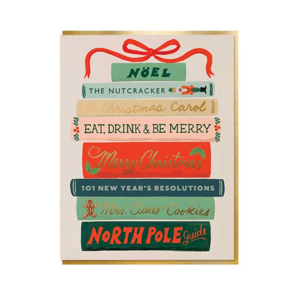 Holiday Books Christmas Card