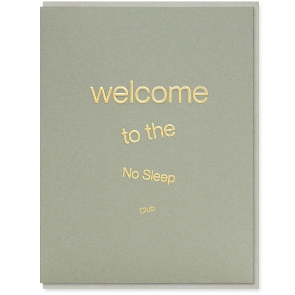 Welcome to the No Sleep Club