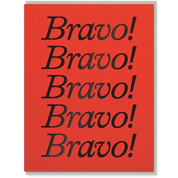 Bravo Celebration Card