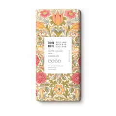William Morris Salted Caramel Milk Chocolate Bar