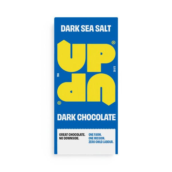 UP-UP Dark Sea Salt Chocolate Bar 70g