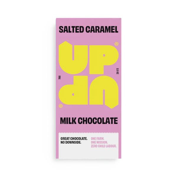 UP-UP Salted Caramel Milk Chocolate Bar 70g
