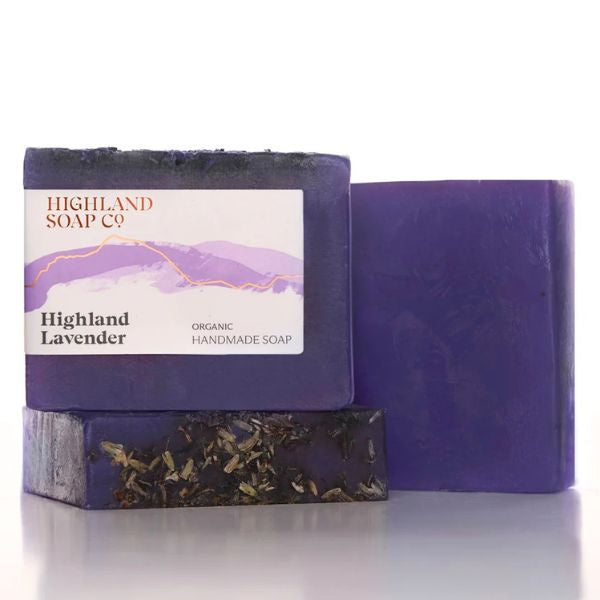 Highland Lavender Organic Glycerine Soap Bar 150g