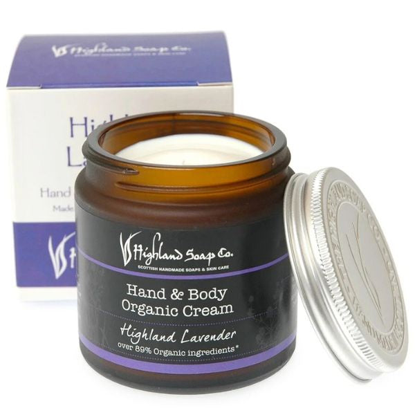 Highland Lavender Organic Hand And Body Cream