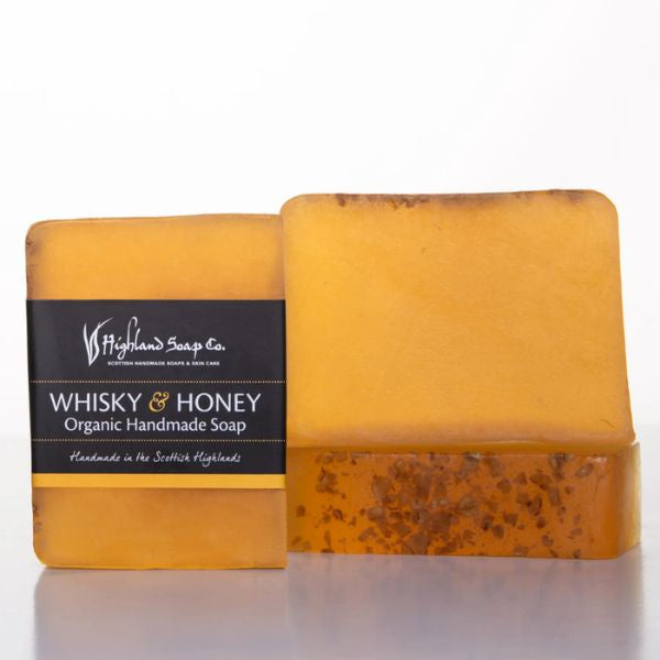 Whisky and Honey Organic Glycerine Soap Bar 150g