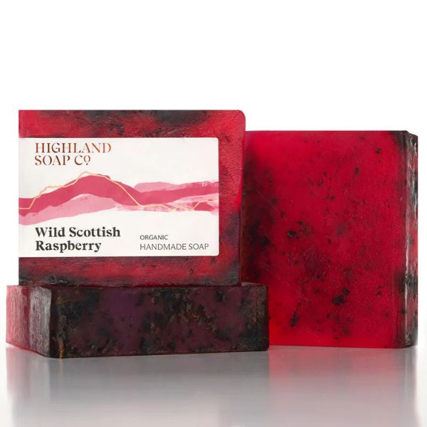 Wild Scottish Raspberry Organic Glycerine Soap Bar 150g