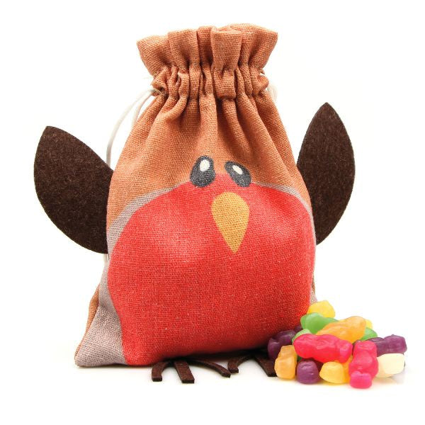 Robin Jelly Babies Drawstring Bag