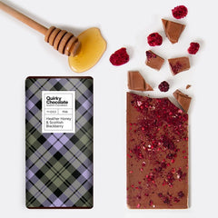 Heather Honey and Scottish Blackberry Milk Chocolate 100g