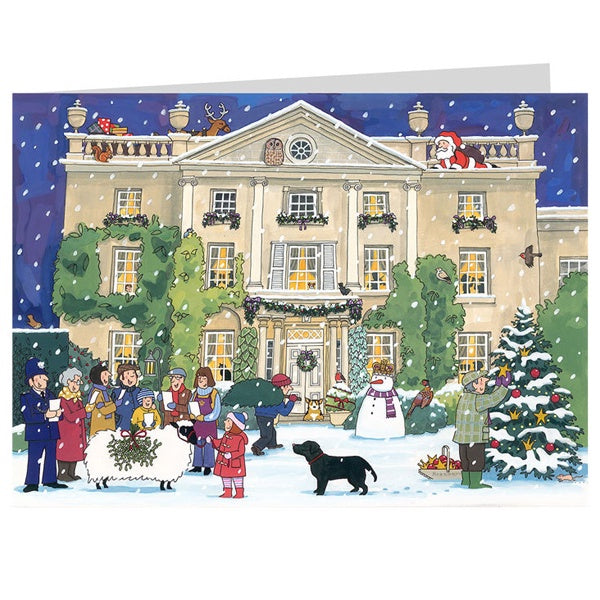 Highgrove House At Christmas Advent Calendar Card