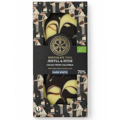 Organic Jekyll and Hyde Dark White Chocolate Bar 80g