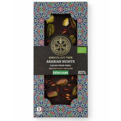 Organic Arabian Nights Extra Dark Chocolate Bar 80g