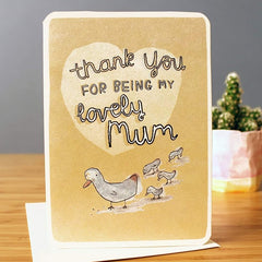 Thank You Lovely Mum Card