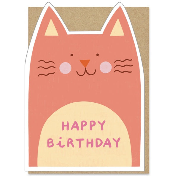 Happy Birthday Cute Cat Card