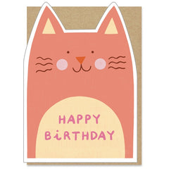 Happy Birthday Cute Cat Card