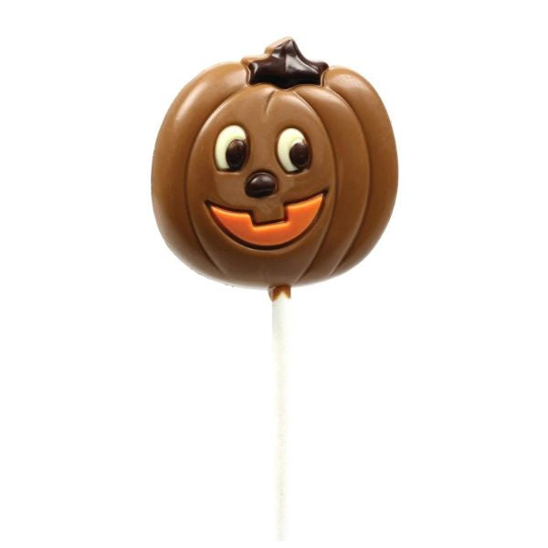 Milk Chocolate Pumpkin Lollies