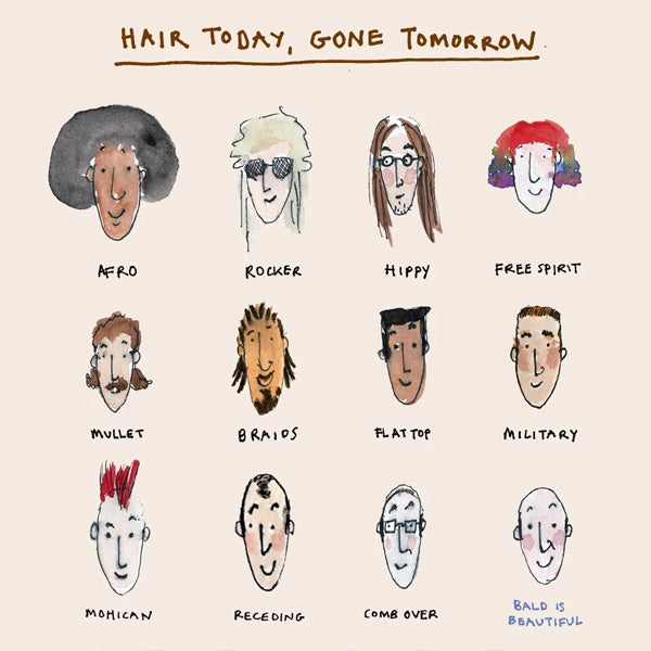 Hair Today Gone Tomorrow Card
