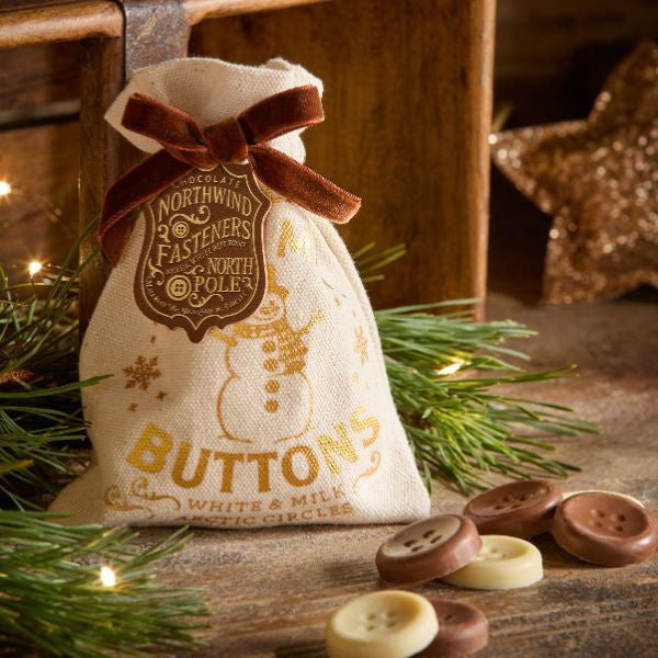 Chocolate Snowman Buttons