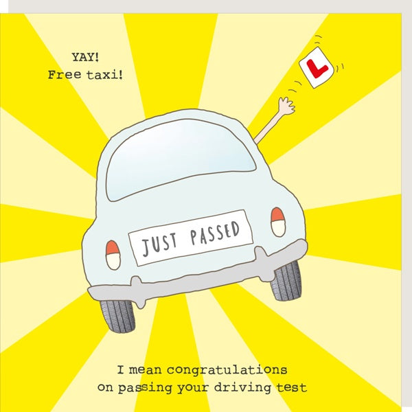 Free Taxi Driving Test Card