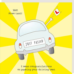 Free Taxi Driving Test Card