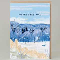 Merry Christmas Wallace Monument Stag Christmas Card