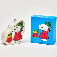 Peanuts Christmas Ornament Snoopy and Woodstock Puffa