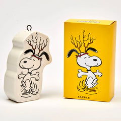 Peanuts Christmas Ornament Snoopy in Antlers