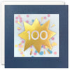 Age 100 Gold Paper Shakies Card