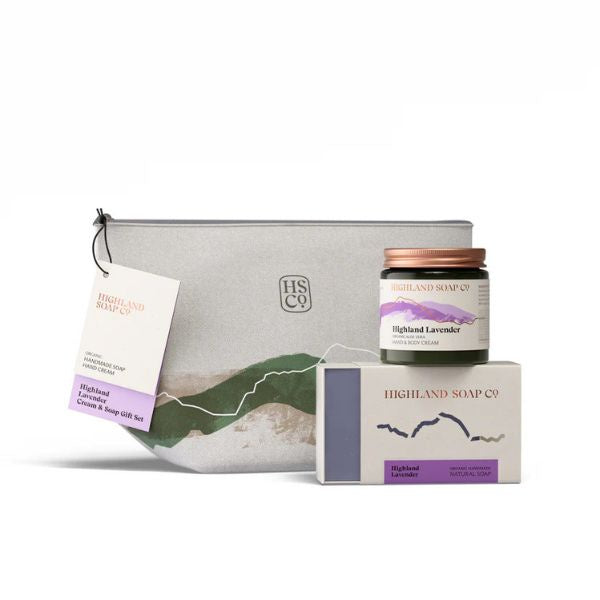 Highland Lavender Soap and Cream Gift Set