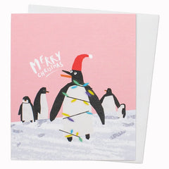 Penguin Party Christmas Card