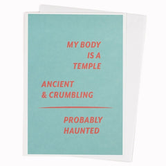 Body Is a Temple Card