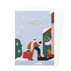 With Love At Christmas Christmas Card