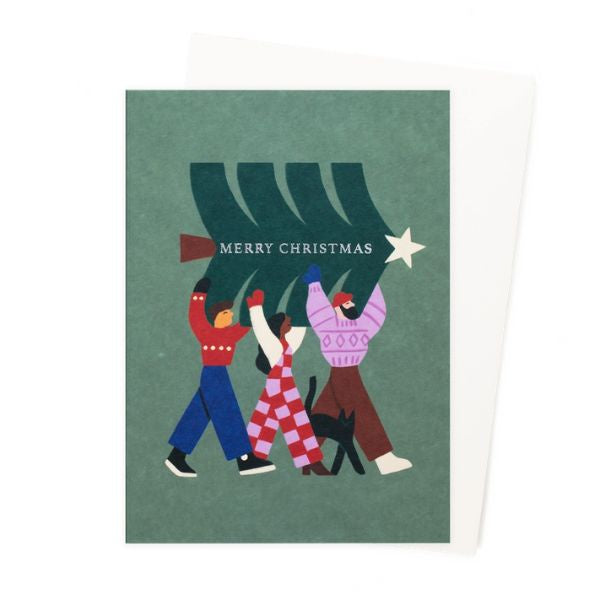 Tree Time Christmas Card