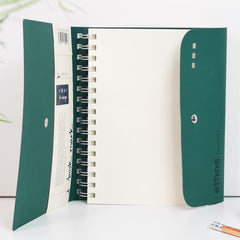 Emerald Green ReLeather & Sustainable A5 Luxury Wirebound Notebook