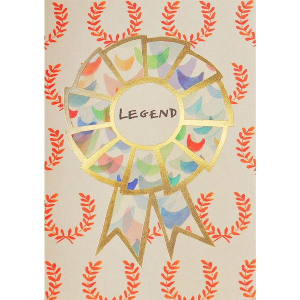 Legend Rosette Card