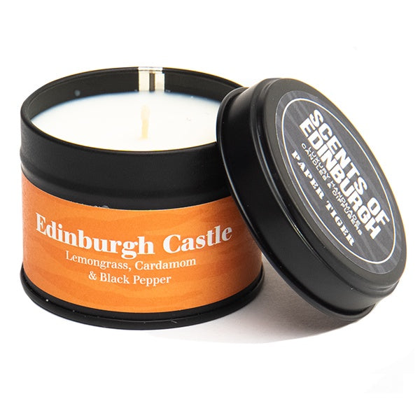 Edinburgh Castle Small Tin Candle by Paper Tiger