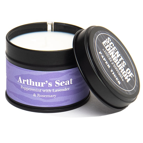 Arthur's Seat Small Tin Candle by Paper Tiger